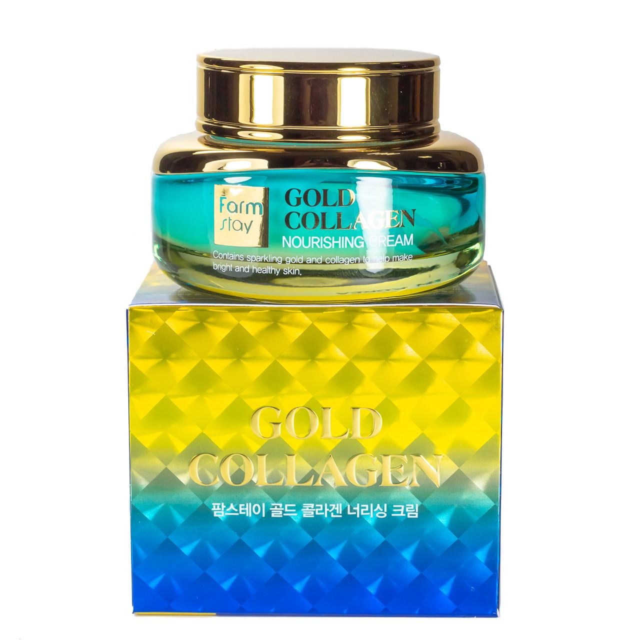 Крем для лица омолаживающий FarmStay Gold Collagen с коллагеном 55 мл