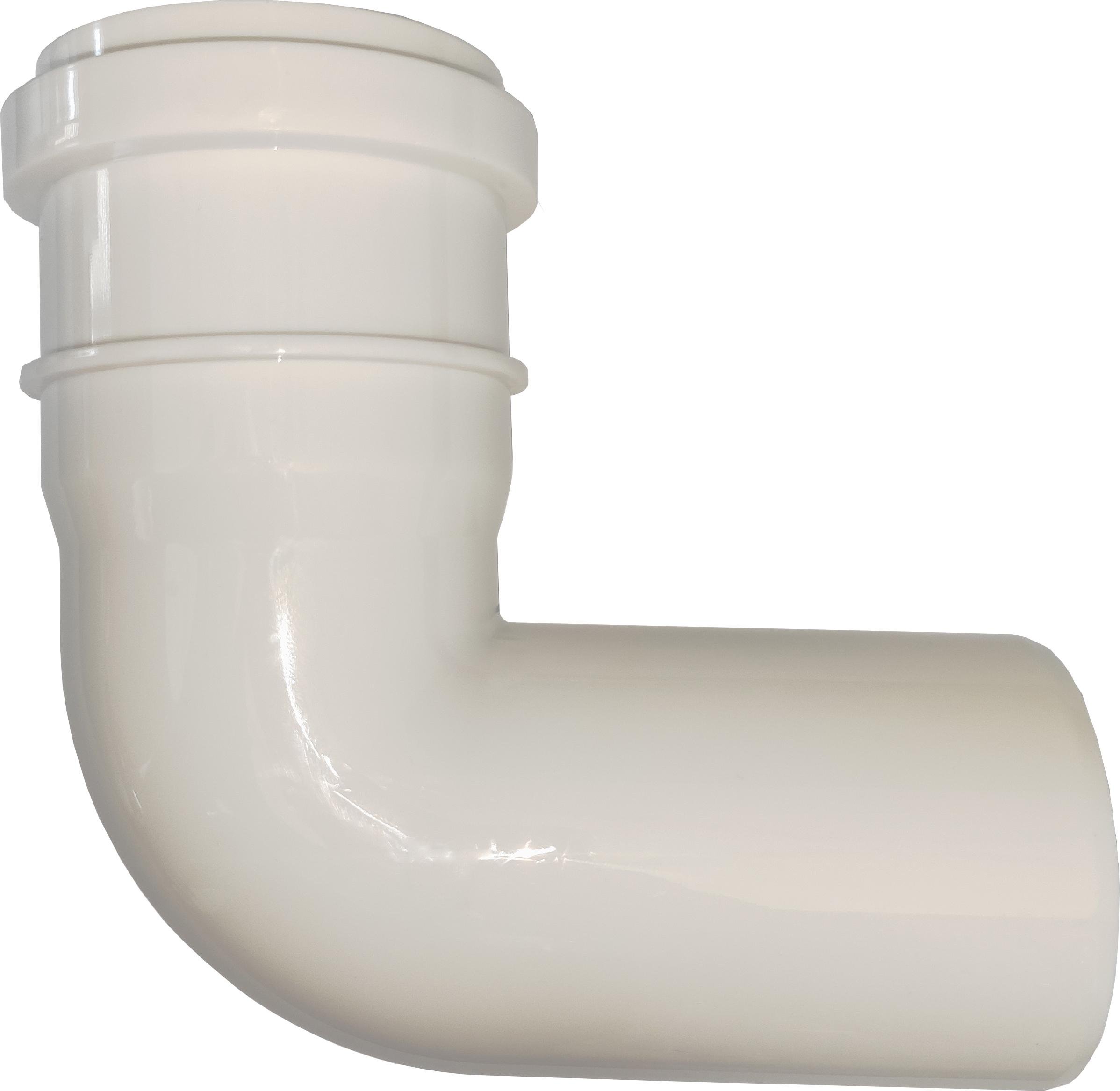 Колено дымохода Димком пластиковое для конденсационного котла 87° d 60 (IPV687)