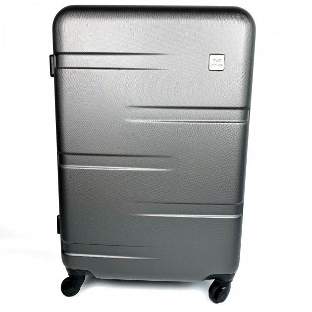 Чемодан пластиковый Wings 167 большая Темно-серый (8326713)