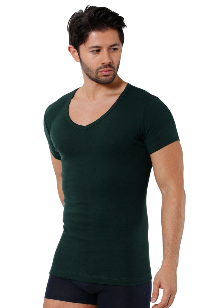 Футболка чоловіча Oztas A-1061 M Темно-зелений (2479201564)