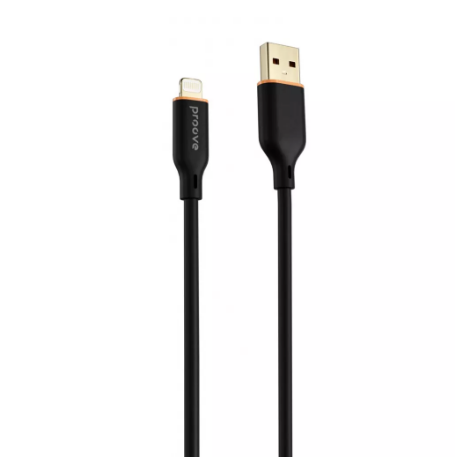 Кабель Proove Jelly Silicone USB to Lightning 2,4 A 1 м Black (CCJS20001101)