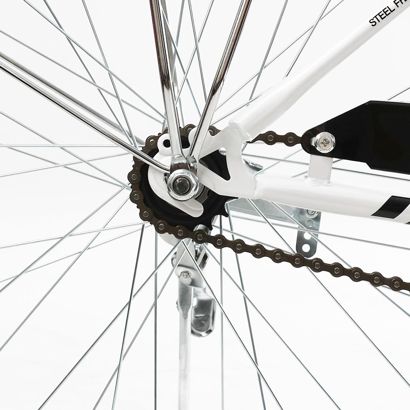 Велосипед міський Corso Insider з багажником рама 16,5"/26 " Білий - фото 5 Велосипед міський Corso Insider з багажником рама 16,5"/26 " Білий - фото 5