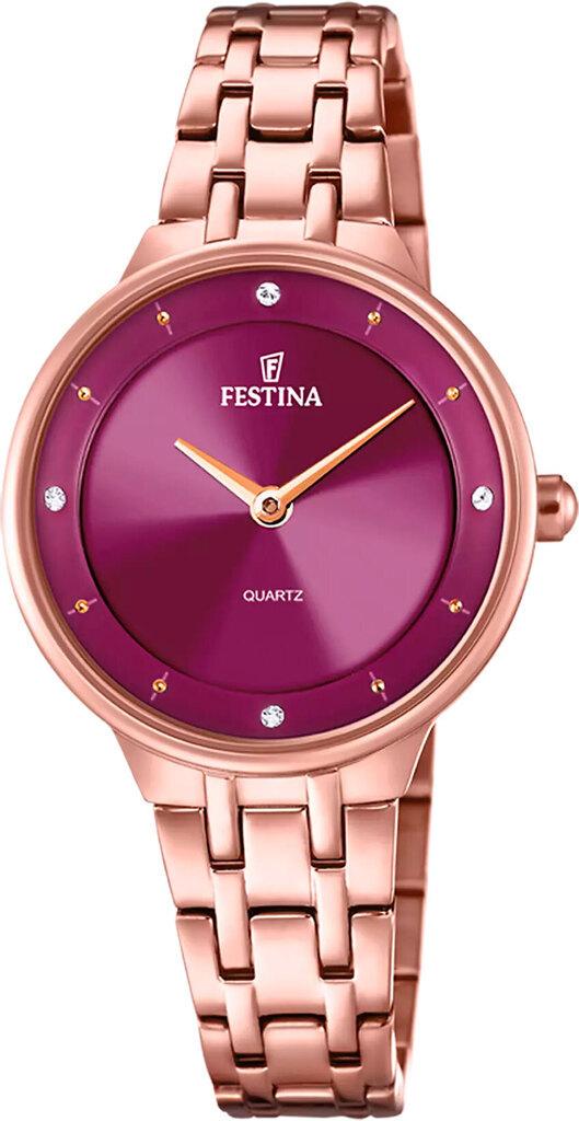 Наручные часы женские Festina F20602/2 Mademoiselle со стальным корпусом WR 50 м и фиолетовым циферблатом Наручные часы женские Festina F20602/2 Mademoiselle со стальным корпусом WR 50 м и фиолетовым циферблатом