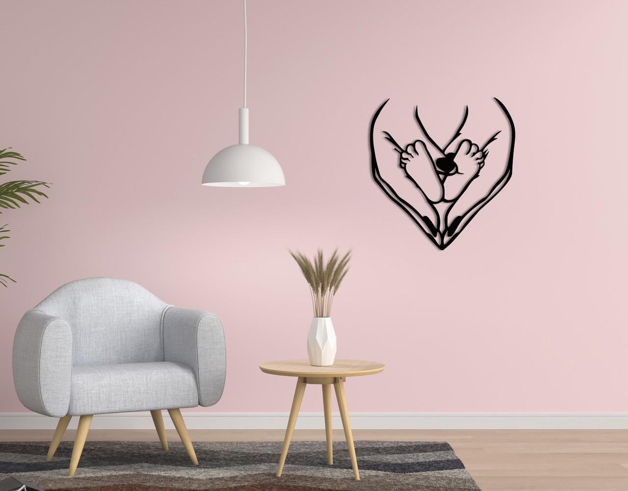 Декоративное панно на стену Upwood Decor Mother's Love 40х40 см Black (1576629598) Декоративное панно на стену Upwood Decor Mother's Love 40х40 см Black (1576629598)