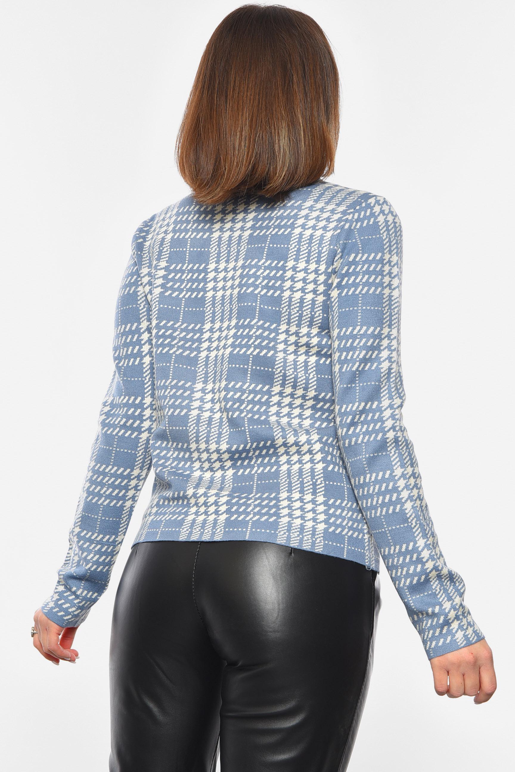 Светр жіночий S-M Блакитний (192418) - фото 3 Светр жіночий S-M Блакитний (192418) - фото 3