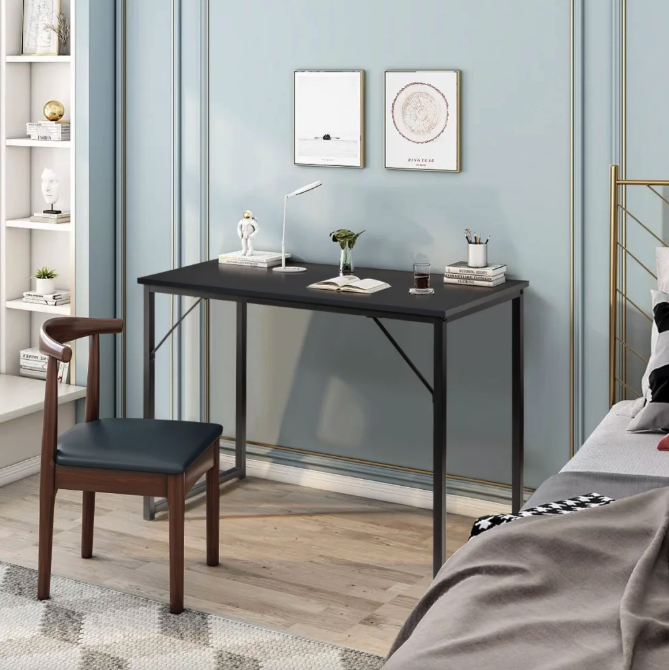 Письменный стол Costway Homart со стальным каркасом Черный (4806) - фото 5 Письменный стол Costway Homart со стальным каркасом Черный (4806) - фото 5