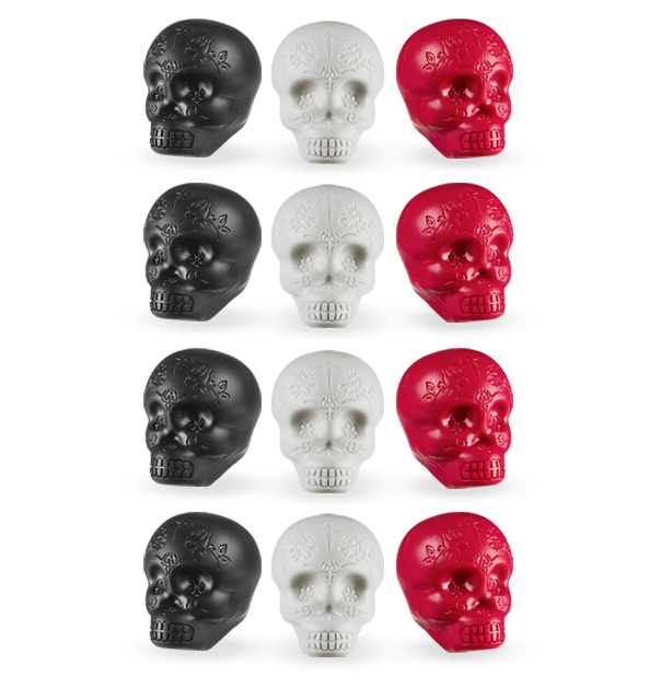 Комплект шейкерів Latin Percussion LP006-PK12 Sugar Skull Shakers 12 шт. (G-LP862746)