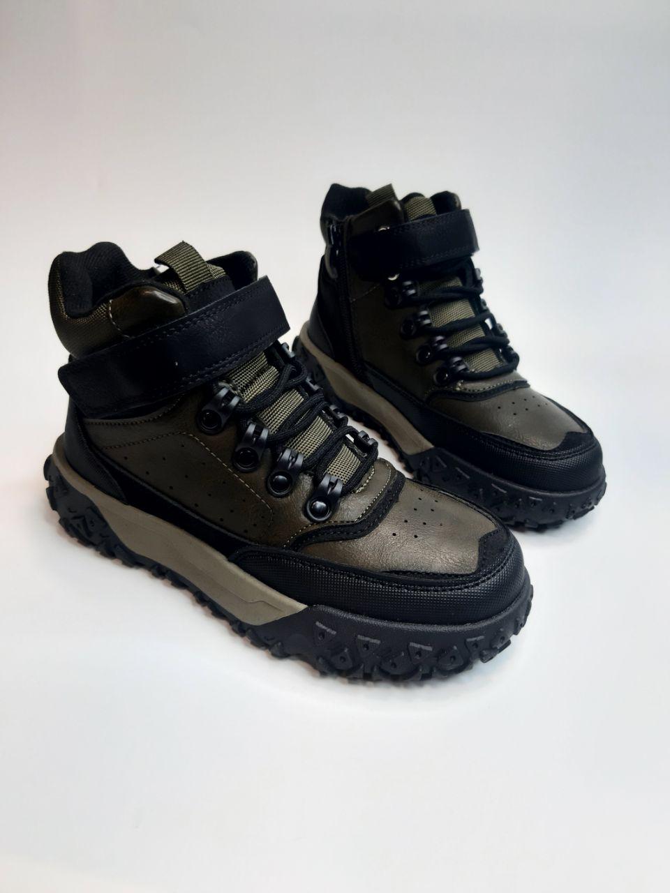 Черевики для хлопчика Clibee р. 33 20,4 см Хакі (593 green)