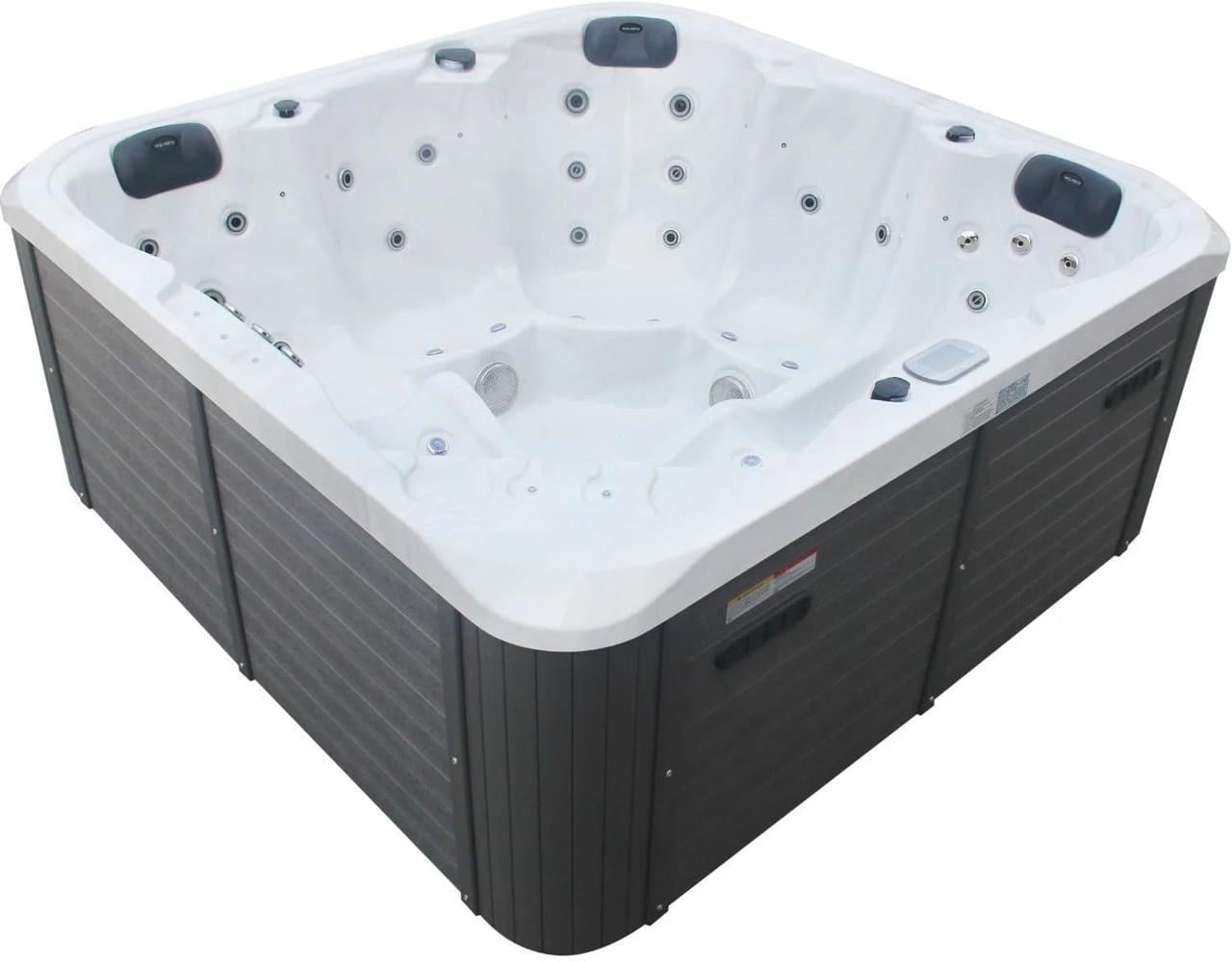СПА-бассейн гидромассажный Aquajoy Riviera 200x200x90 см на 5 человек 48 форсунок Bluetooth LED (21950)