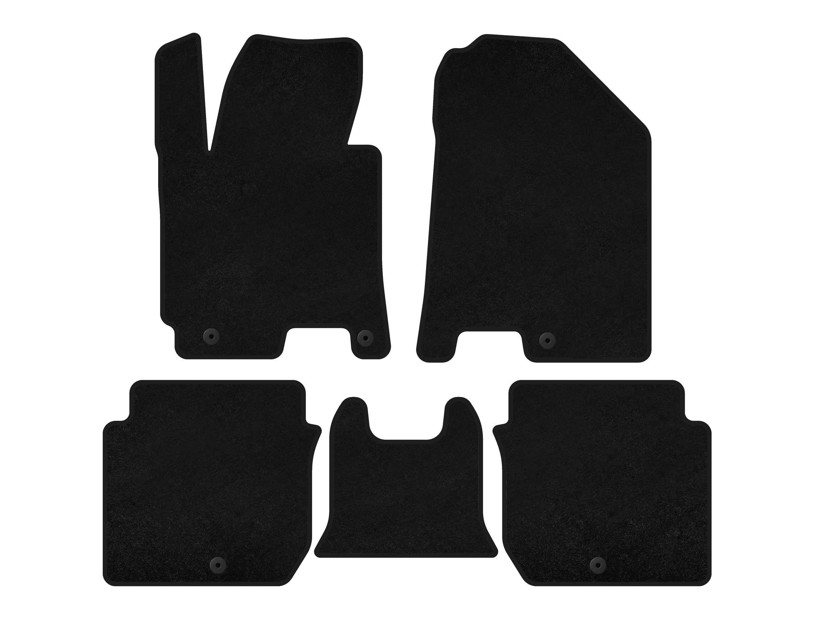 Коврики Digital Designs Premium для Kia Forte 2008–2024 рр. ткань Черный (165538)
