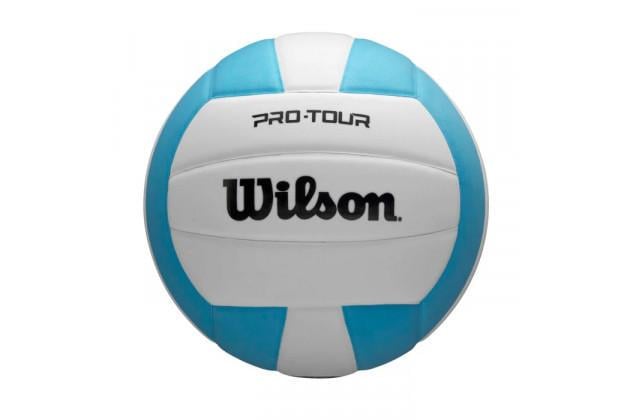 М'яч волейбольний Wilson PRO TOUR VB NEW Sky Blue/White OF (WV2000506XBOF) - фото 2 М'яч волейбольний Wilson PRO TOUR VB NEW Sky Blue/White OF (WV2000506XBOF) - фото 2