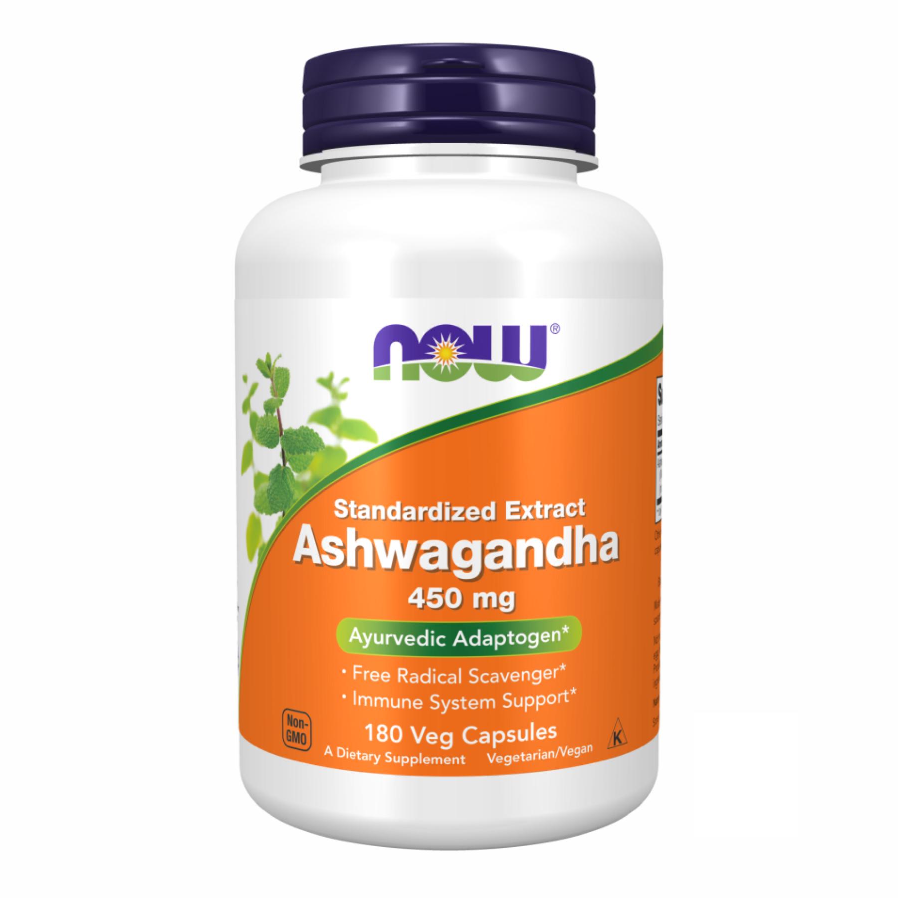 Натуральная добавка Ashwagandha 450 mg 180 vcaps (2022-10-0113)