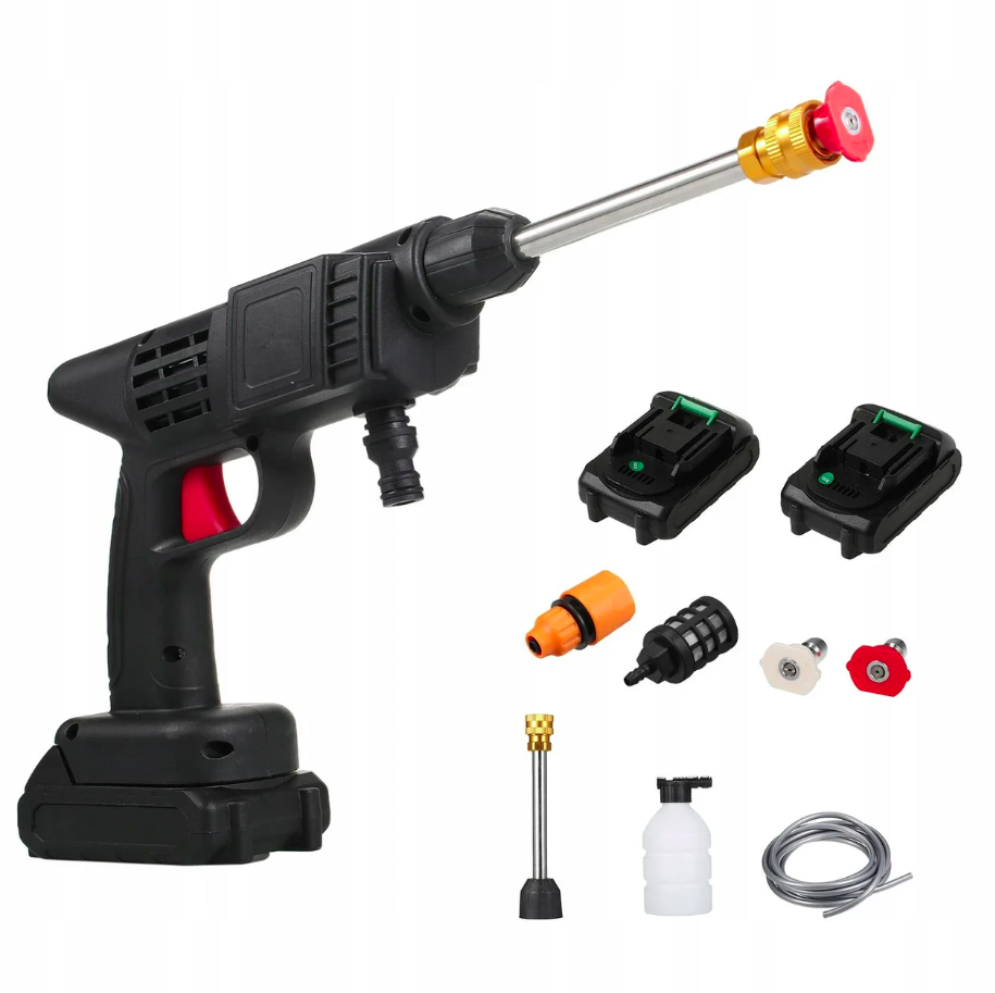 Мойка высокого давления 48V Water Gun на 2 аккумулятора/пистолет для мойки автомобиля (Gunnn 48Vv)