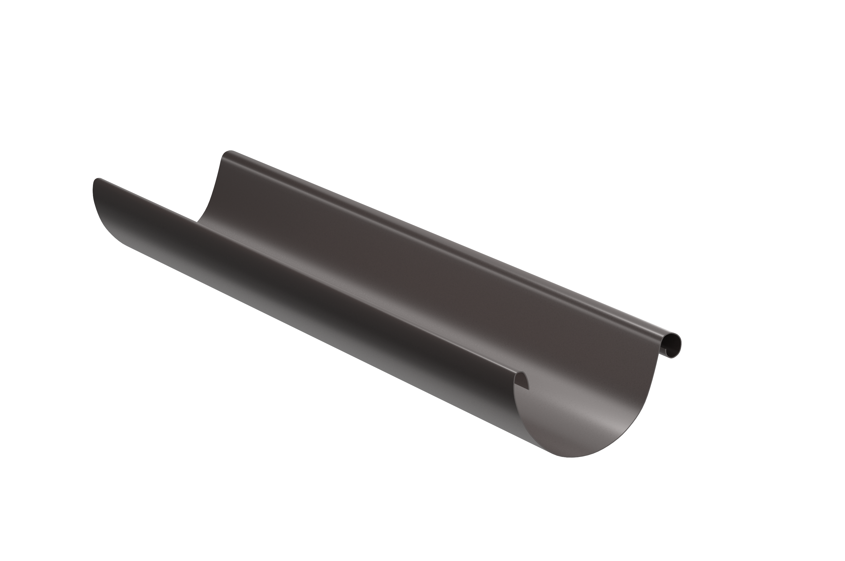 Ринва водостічна Forostina 128 мм 4 м RAL 8017 Коричневий (fo-31733/3)