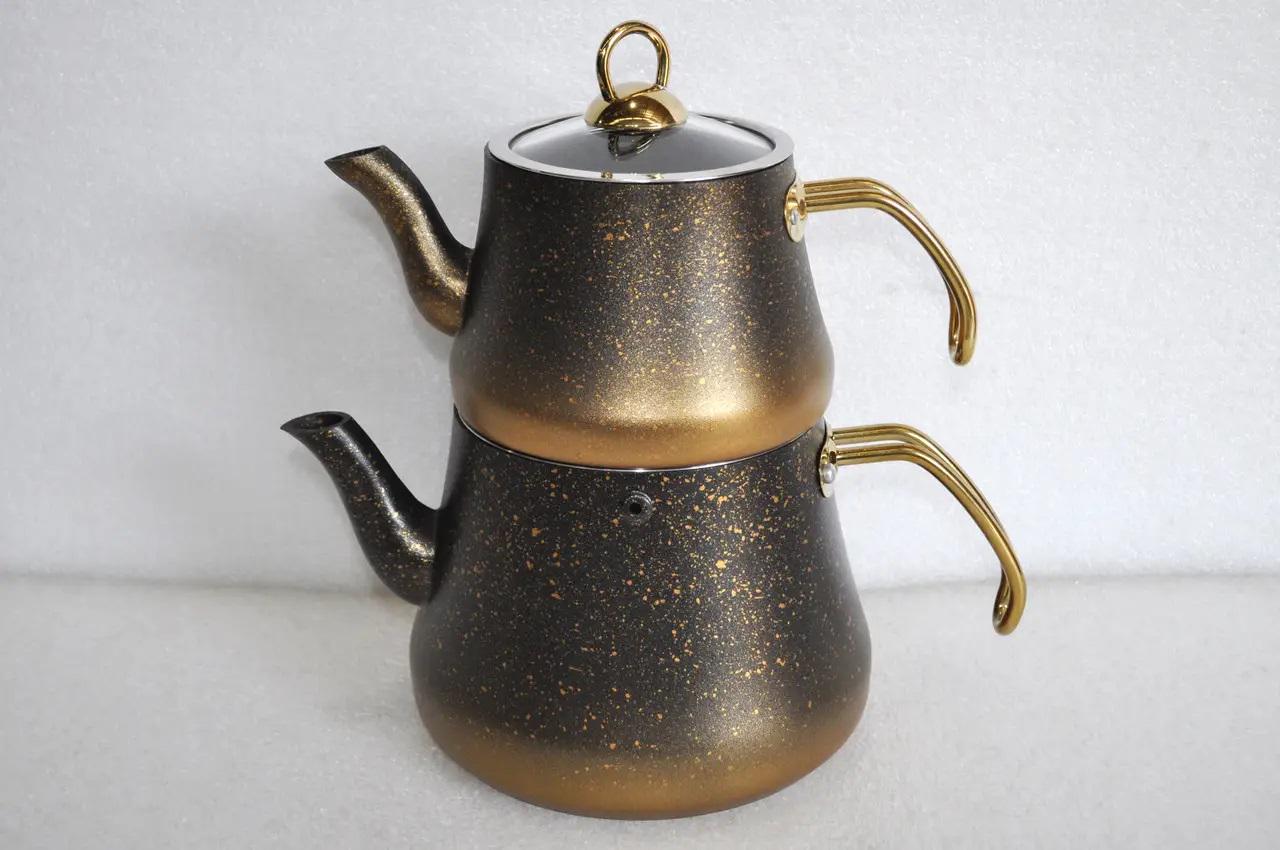 Чайник двухярусный O.M.S. Collection 8200 L 1,2/2,5 л Gold (89684)