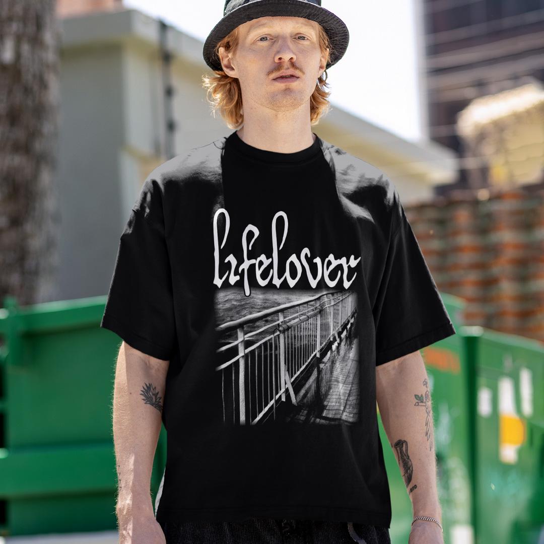 Футболка унисекс Lifelover Pulver Urban L Черный (0000015527)
