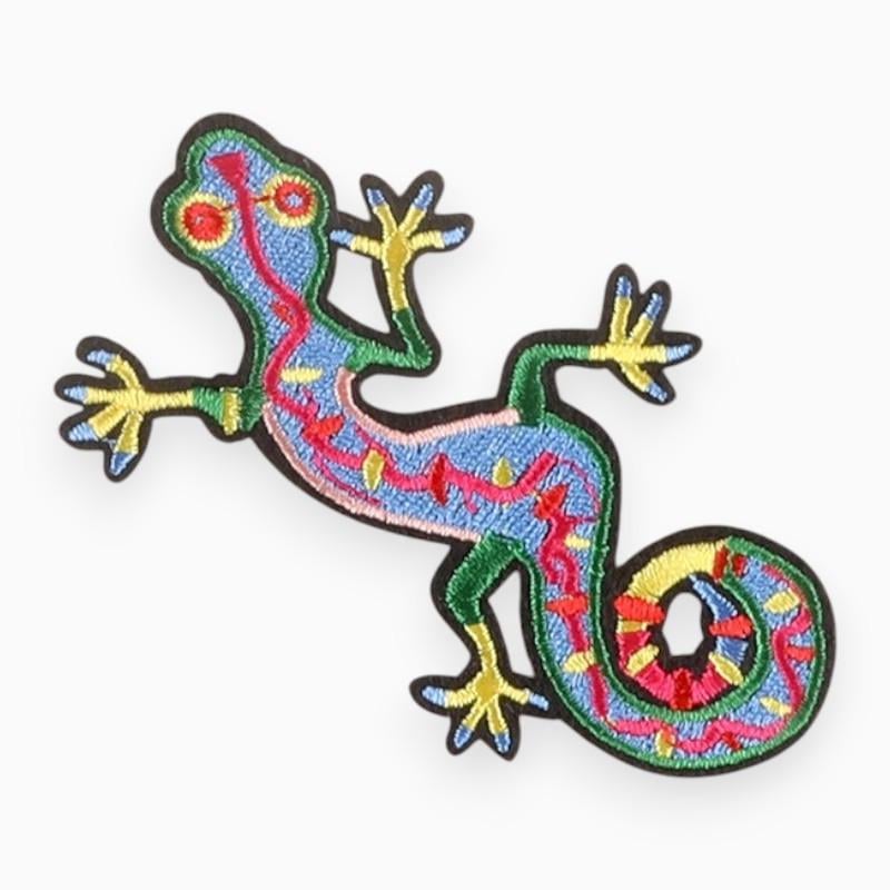 Термоаппликация Lizard вышитая 5х8,8 см 1 шт. Разноцветный (АК5088ж64)