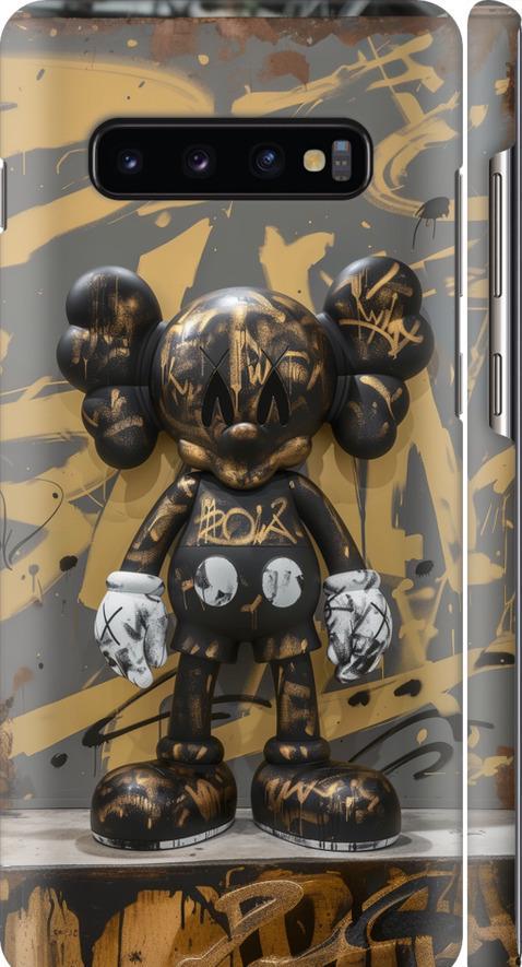 Чехол на Samsung Galaxy S10 Plus Bronze kaws (6097m-1649-42517)