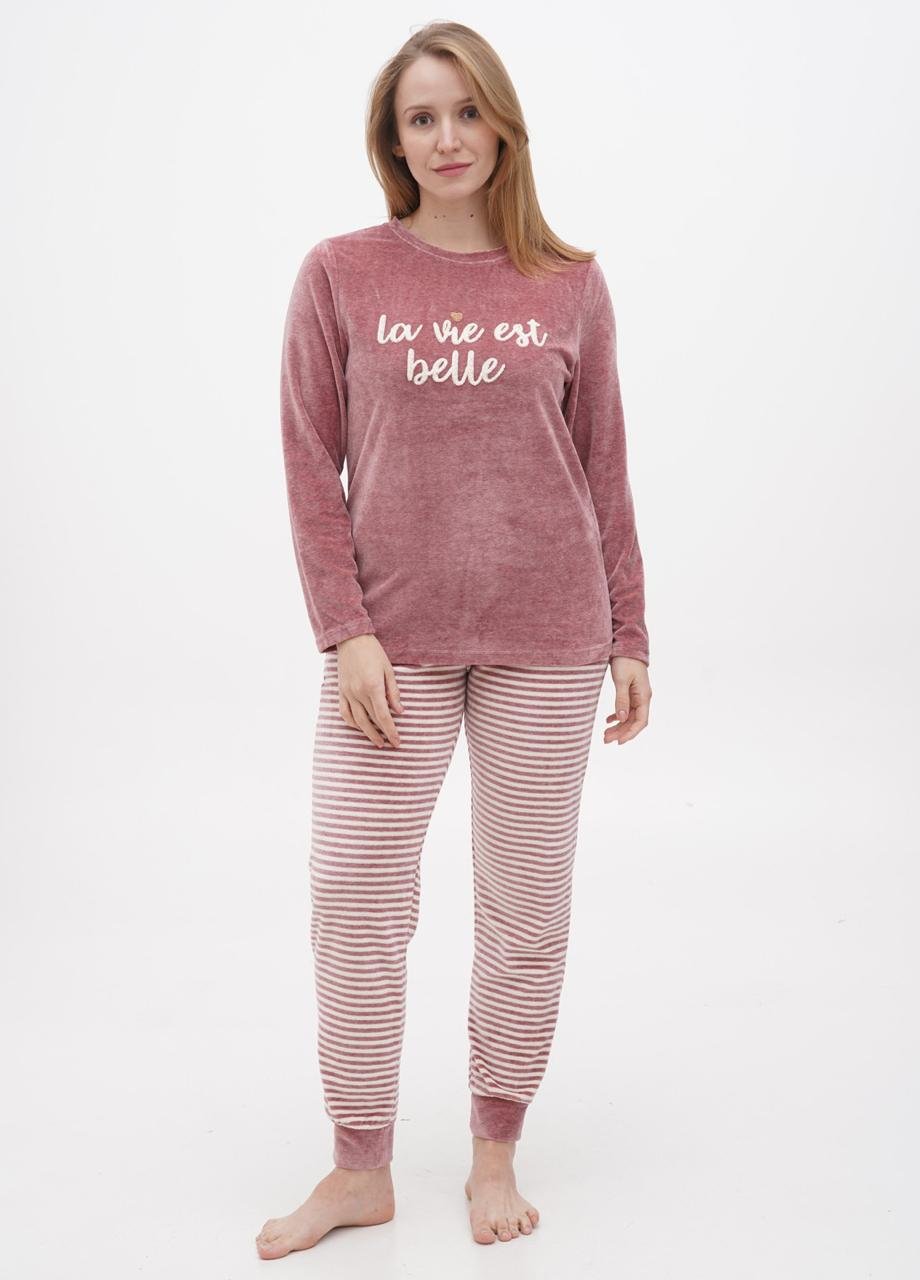 Костюм домашний женский Cotpark худи/брюки M Розовый (30323-03-M)