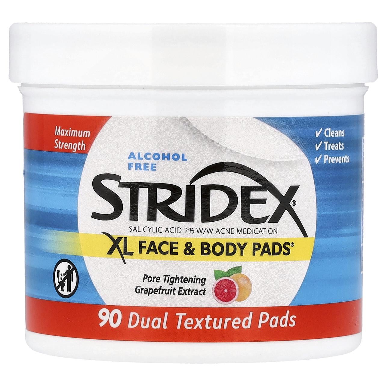 Салфетки для лица и тела Stridex XL Face&Body Pads 90 шт. (34979935)