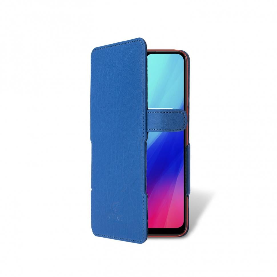 Чехол книжка Stenk Prime для Realme C3 Ярко-синий (65614)