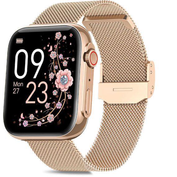 Смарт-часы UWatch 1669 Smart Sensation с Двумя Ремешками Золотистый (99-96-1669)