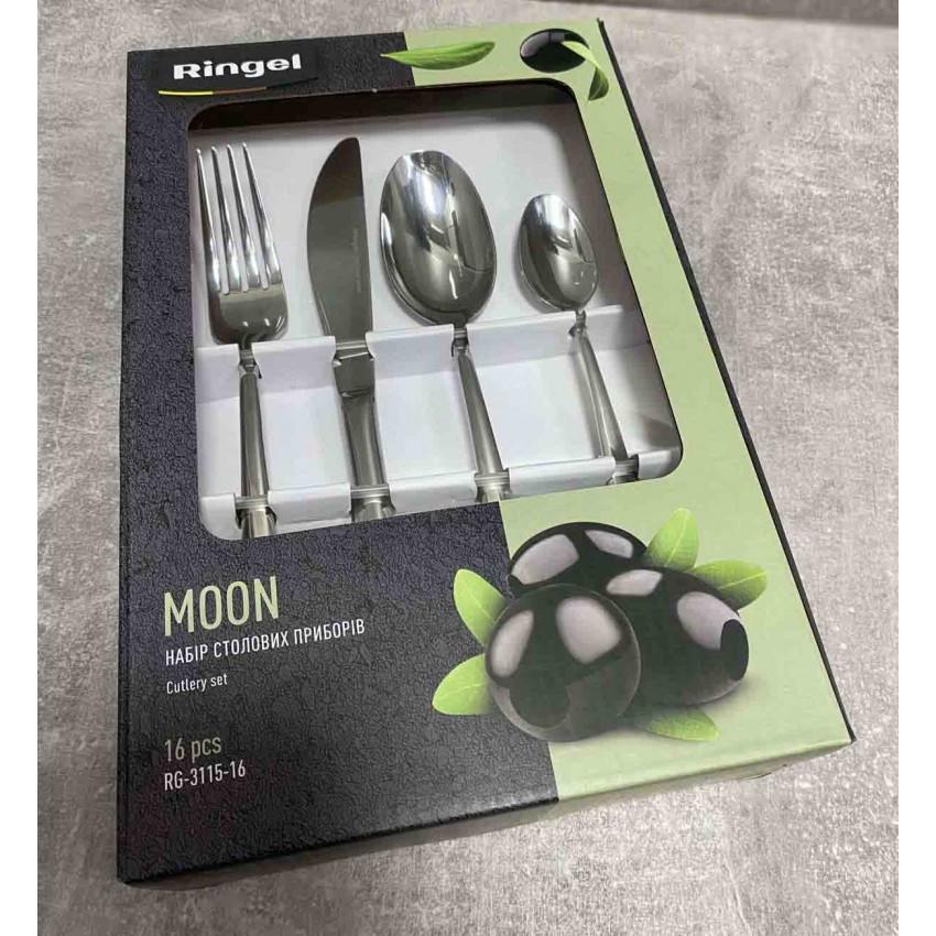 Набір столових приборів Ringel Moon RG-3115-16 16 пр. (1701474960) Набір столових приборів Ringel Moon RG-3115-16 16 пр. (1701474960)