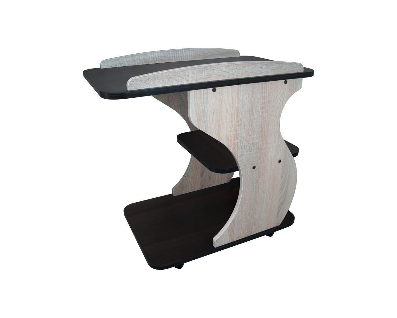 Сервировочный столик МАКСИ-МЕбель эконом Дуб сонома/Венге магия (8271) Сервировочный столик МАКСИ-МЕбель эконом Дуб сонома/Венге магия (8271)