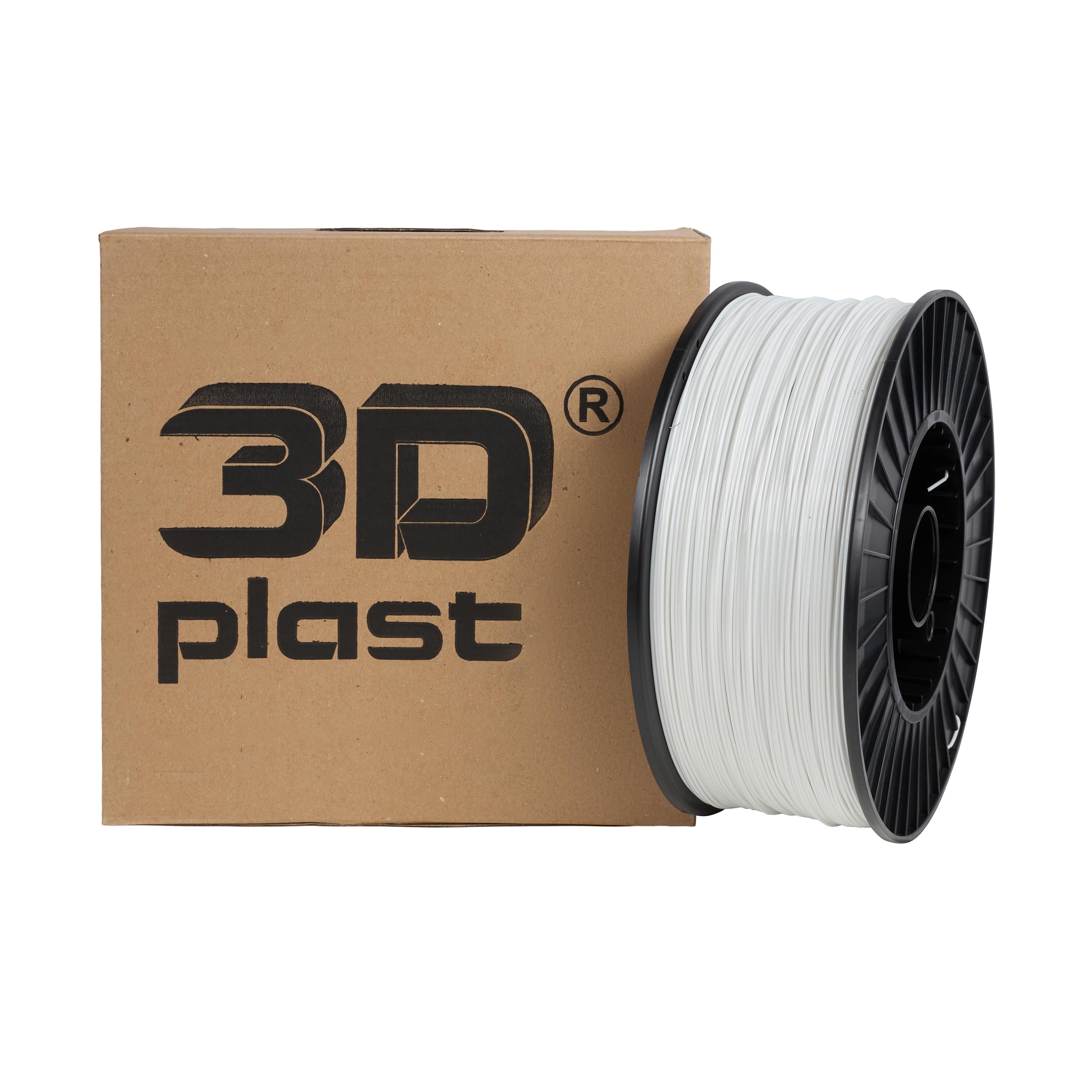 Филамент PLA 1,75 мм 3,0 кг Белый (3DPLA1753WHT)
