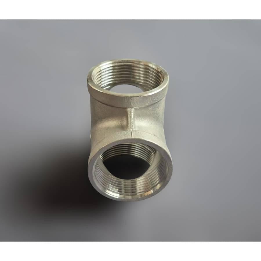 Крестовина муфтовая Ду40 нержавеющая сталь AISI304 ВР BSPP Class 150 90° 1-1/2" (29203333) - фото 6 Крестовина муфтовая Ду40 нержавеющая сталь AISI304 ВР BSPP Class 150 90° 1-1/2" (29203333) - фото 6