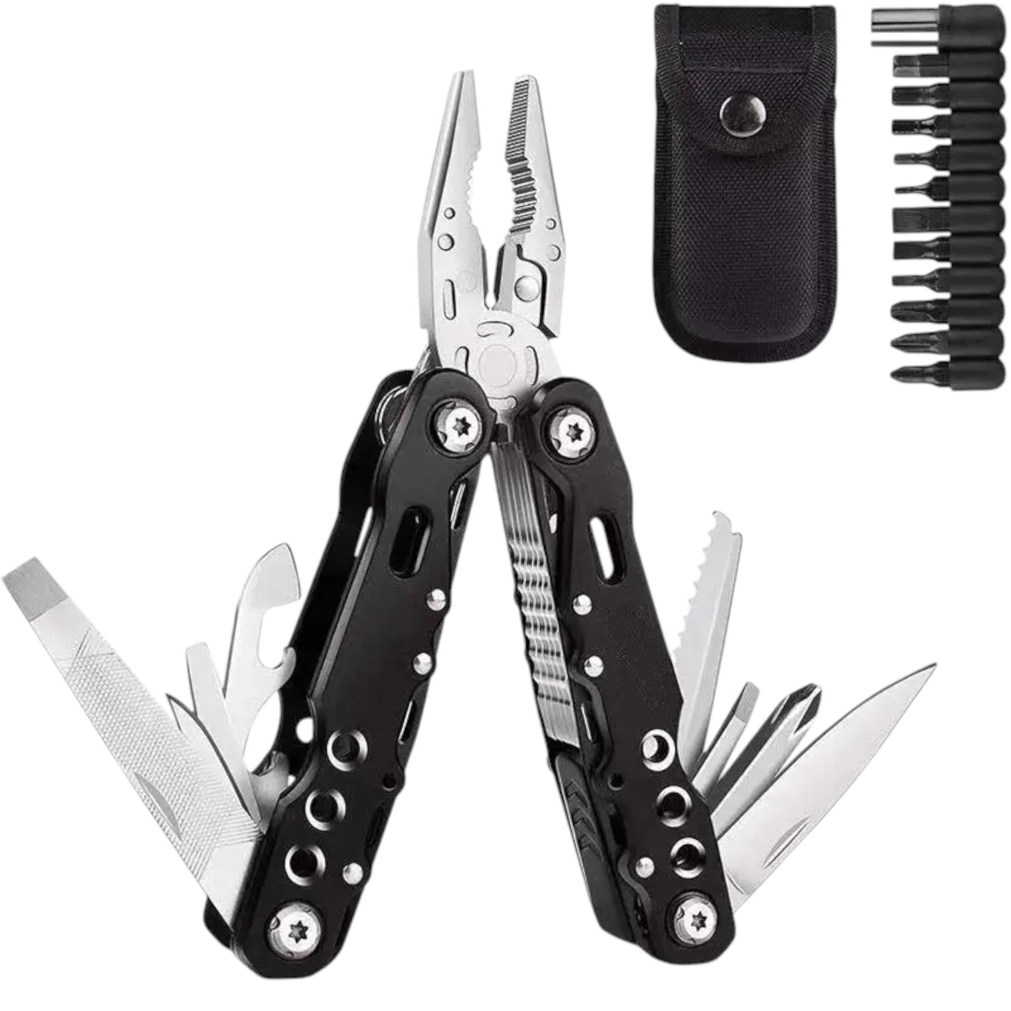 Мультитул Traveler 15в1 с набором бит в чехле Black (25675138)