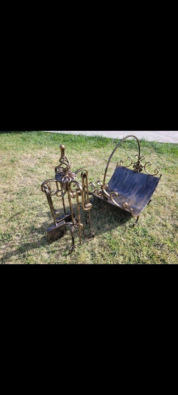 Дровниця Бронзовий (2522213747) - фото 4 Дровниця Бронзовий (2522213747) - фото 4