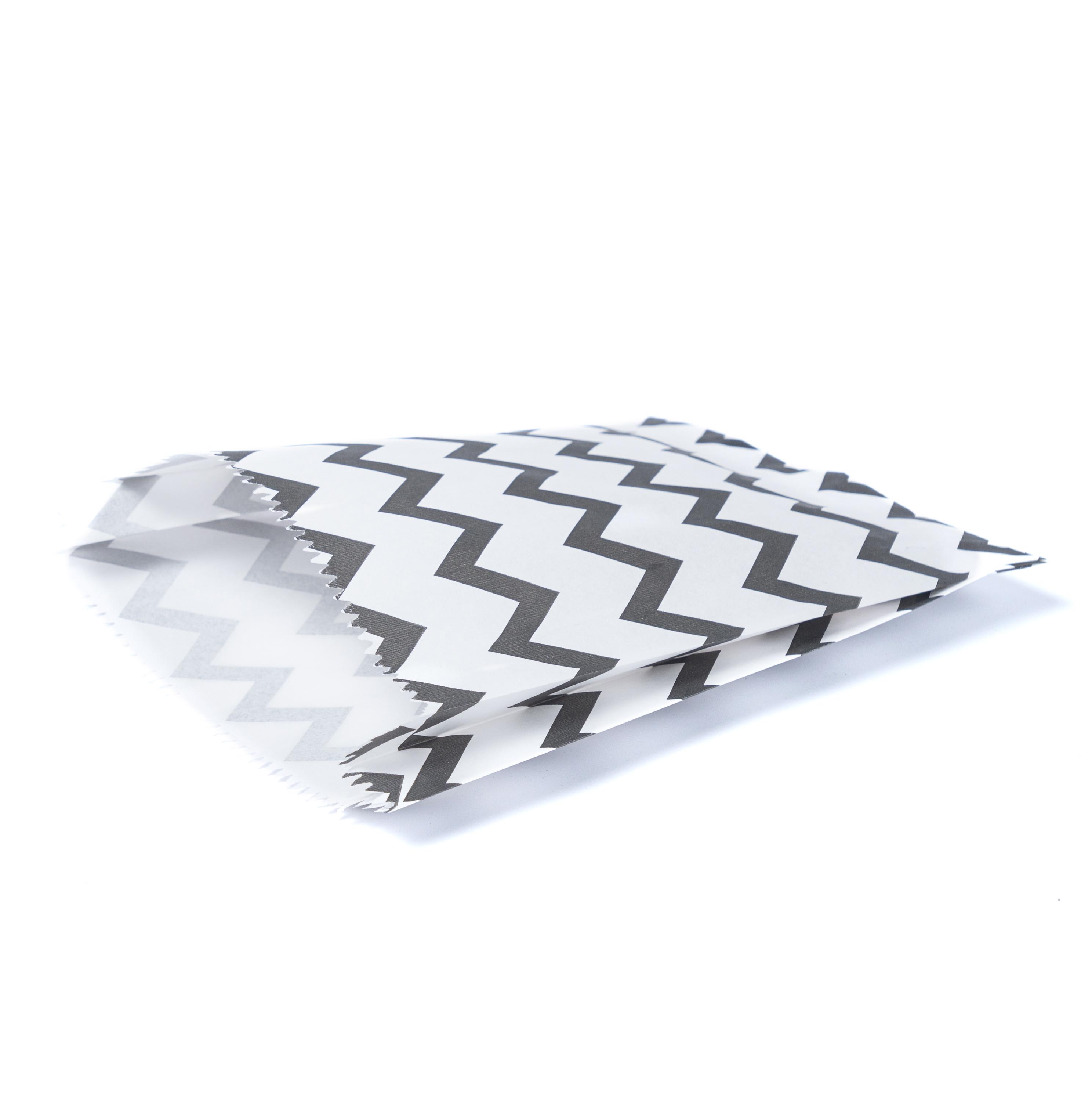 Пакет подарунковий крафт Зигзаг 170х30х230 мм 30 шт. Чорний - фото 2 Пакет подарунковий крафт Зигзаг 170х30х230 мм 30 шт. Чорний - фото 2