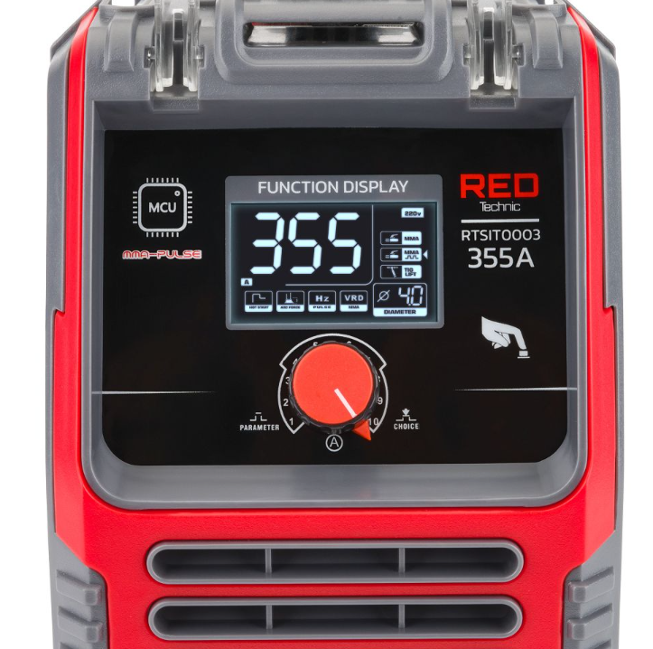 Зварювальний апарат інверторний RED TECHNIC RTSIT0003 6,7 кВА 355A IGBT - фото 6 Зварювальний апарат інверторний RED TECHNIC RTSIT0003 6,7 кВА 355A IGBT - фото 6