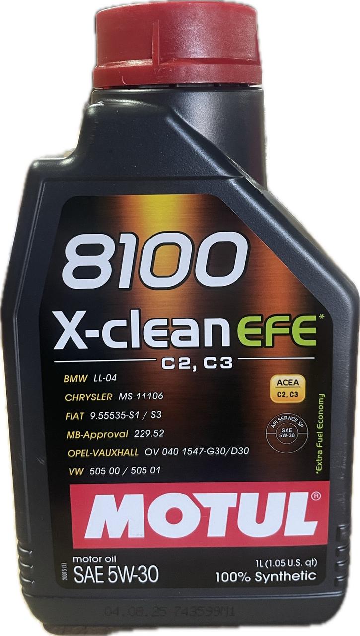 Моторное масло 8100 X-CLEAN EFE 5W-30 1 л (814001)