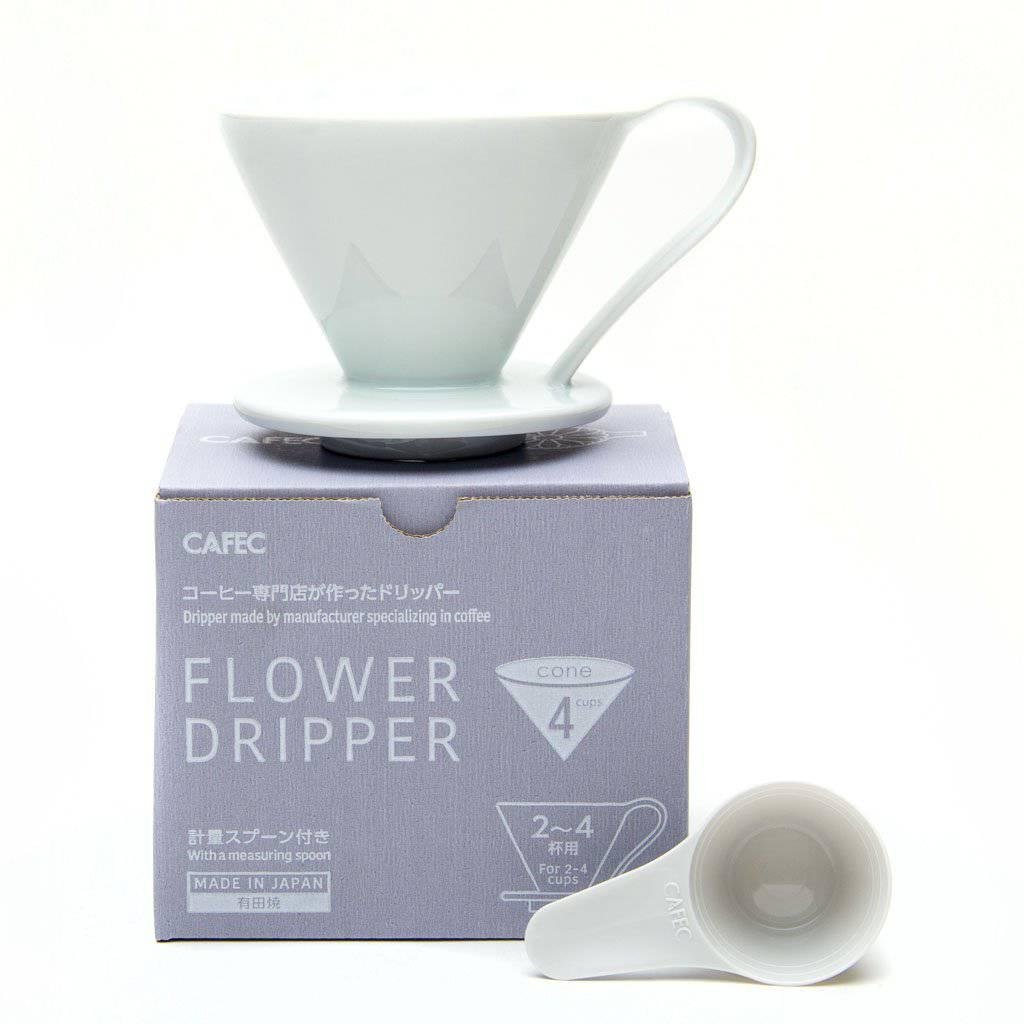 Пуровер Cafec Arita Ware Flower Dripper Cup4 White - фото 1