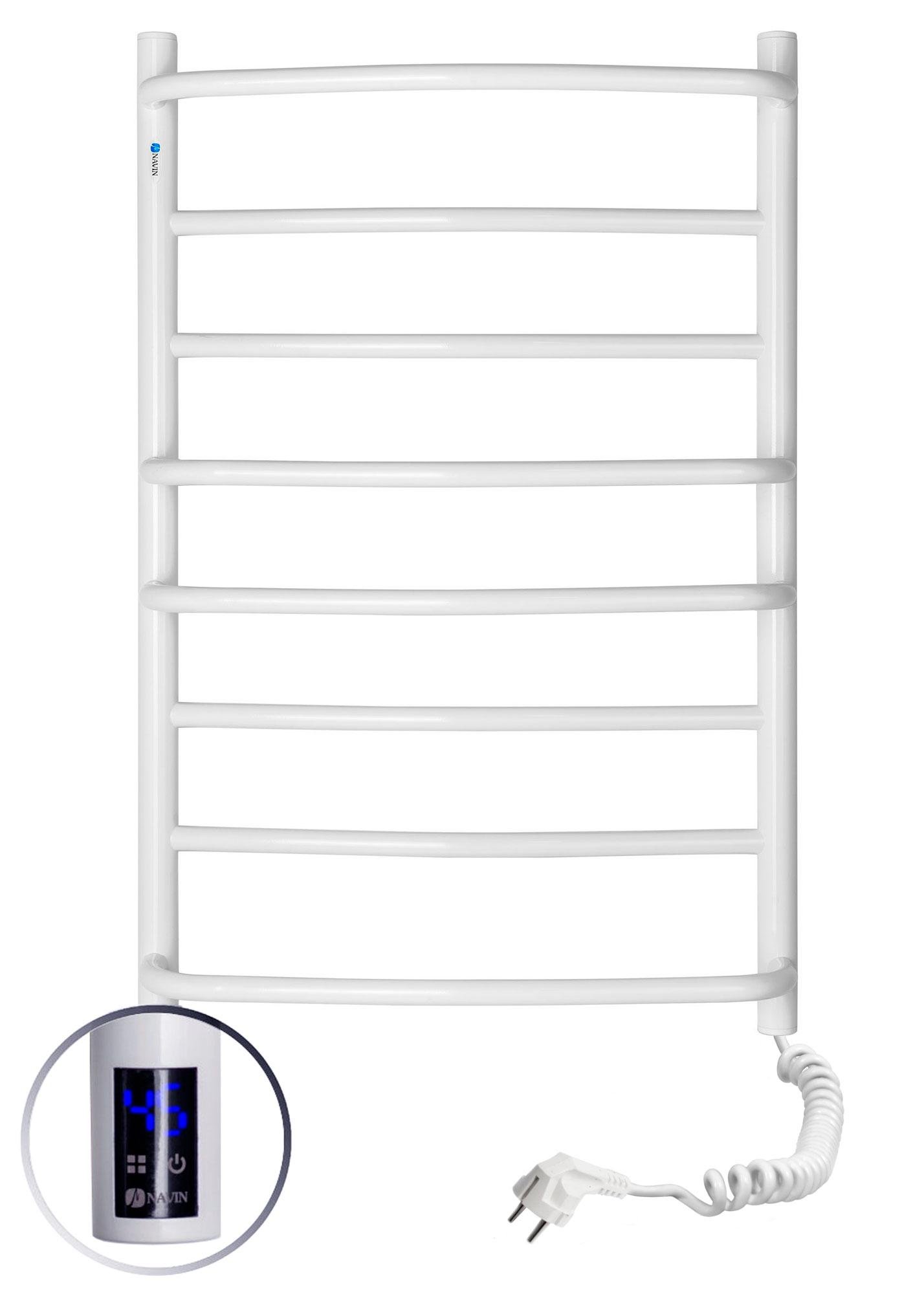 Полотенцесушитель электрический NAVIN Омега Sensor правый с таймером 530x800 мм (S12-015033-5380)