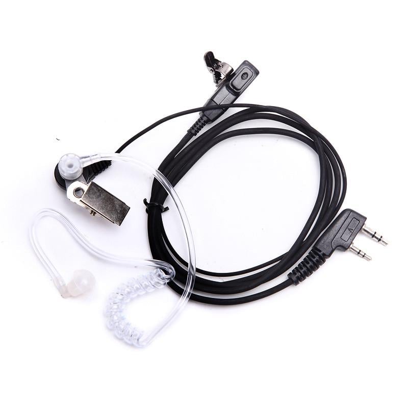 Гарнитура Baofeng K Head Air Tube для BF-888S UV-5R черная акустическая трубка Kenwood 2 Pin (35024176)