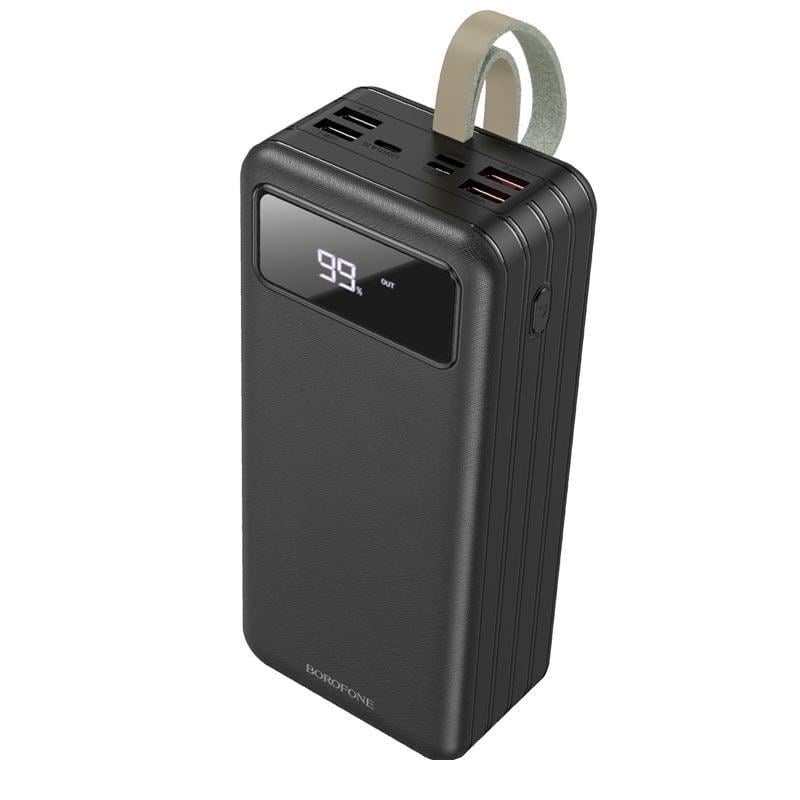 Повербанк с фонариком BOROFONE DBT09 60000 mAh 4USB/Type-C/Lightning Black (562187)