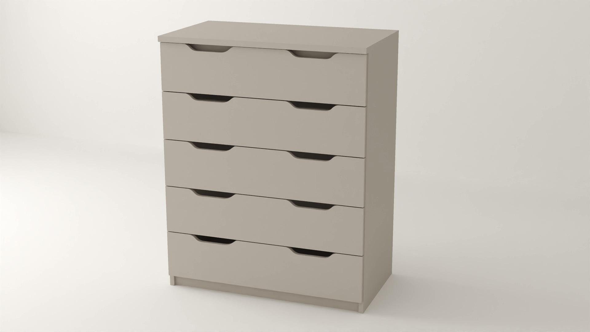 Комод Алекса ВК-49 80х45х100 см Кашемир