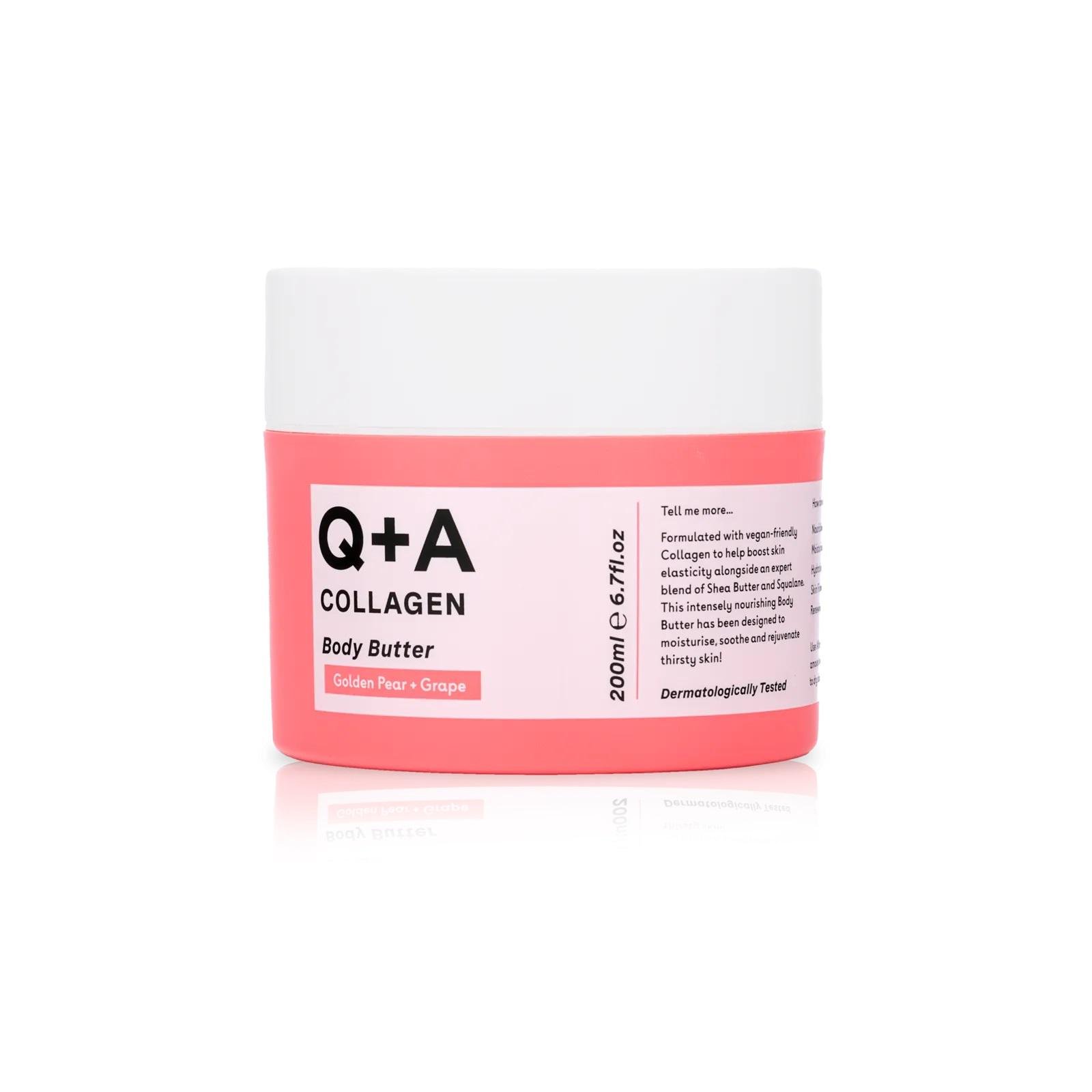 Баттер с коллагеном Q+A Collagen Body Butter увлажняющий 200 мл (20459804)