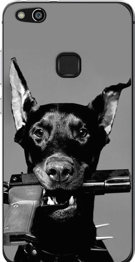 Чехол на Huawei P10 Lite Доберман (2745u-896-42517)