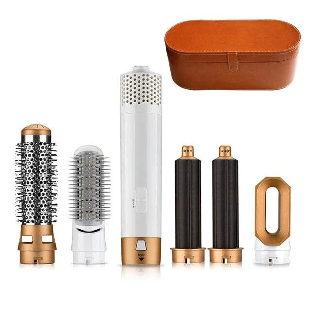 Фен-стайлер HAIR BRUSH 5в1 в подарочной коробке Белый (302-4-1)