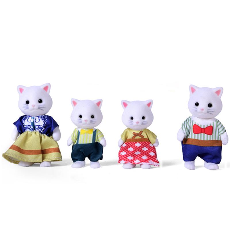 Набор детских игровых фигурок Sylvanian Families Семья кошек 4 ед. (арт EPC14826M)
