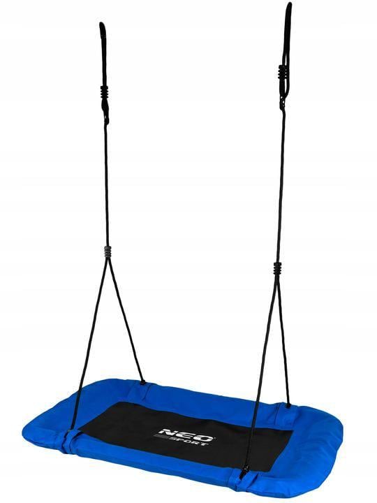 Гойдалка-гніздо прямокутна NEO-SPORT Swingo 2 110х70 см Синій (1010)