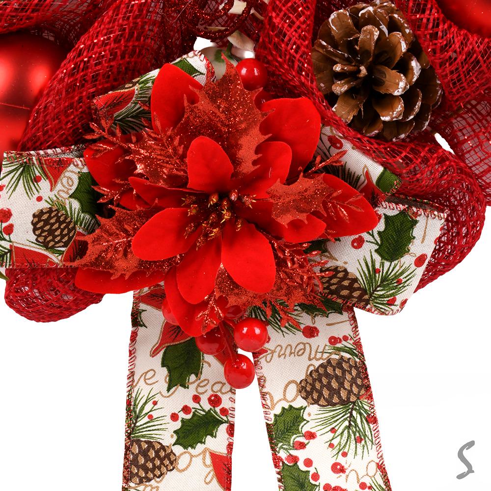 Декор рождественский Венок 40 см (R33916) - фото 2 Декор рождественский Венок 40 см (R33916) - фото 2