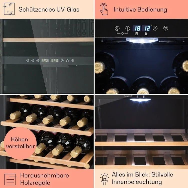 Винный холодильник KLARSTEIN Vinamour 54 Duo (10045813) - фото 4
