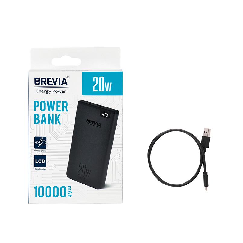 Повербанк Brevia 10000 mAh 20W Li-Pol LCD (45120) - фото 8