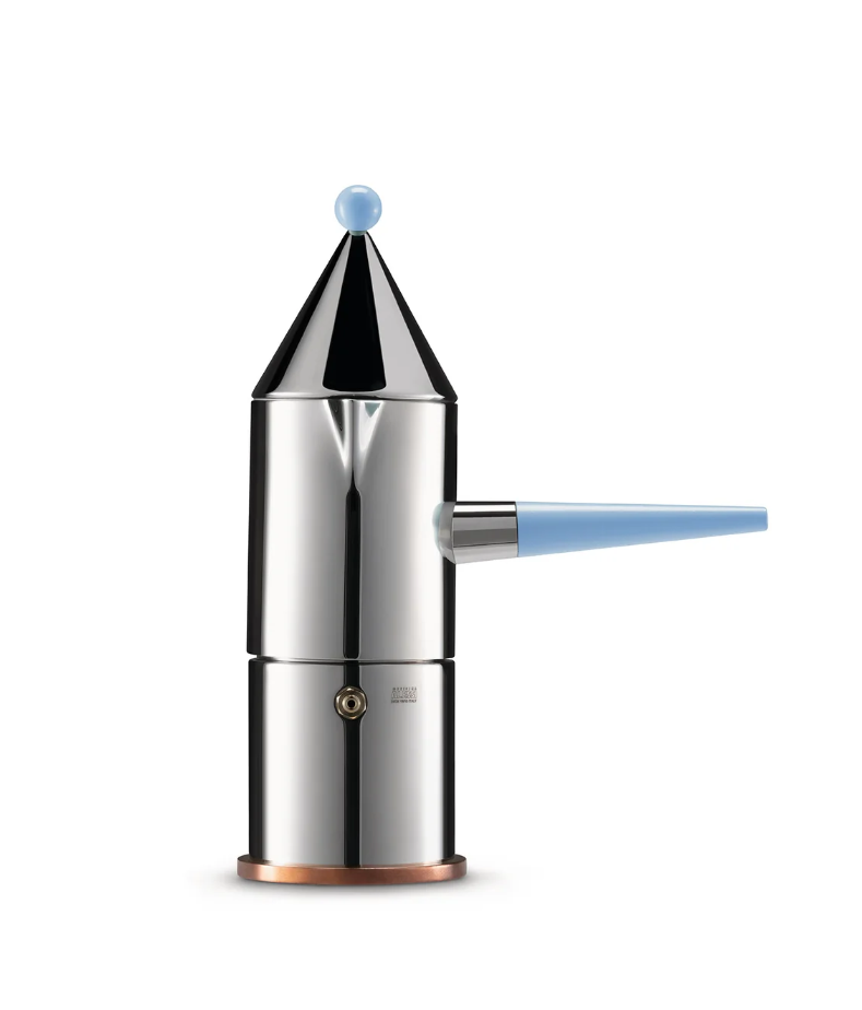 Гейзерная кофеварка Alessi La conica manico lungo на 3 чашки 150 мл (90002 100)