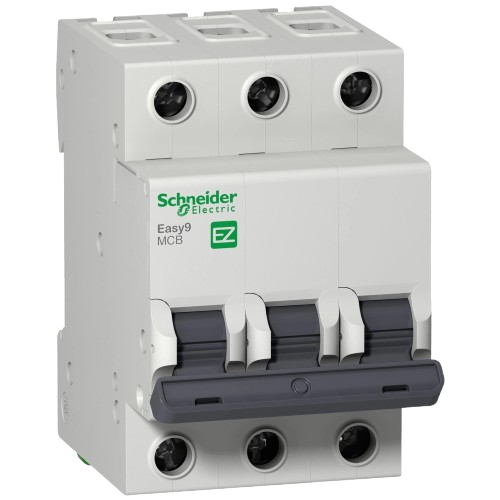 Автоматический выключатель модульный Schneider Electric EZ9F34316 3 фаза C 16A Easy9 ток короткого замыкания 4,5 kA